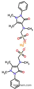 Molecular Structure of 6150-97-6 (magnesium [(2,3-dihydro-1,5-dimethyl-3-oxo-2-phenyl-1H-pyrazol-4-yl)methylamino]methanesulphonate)